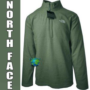 The North Face Men's Glacier 1/4 Zip Fleece Jacket Size Large Green NWT